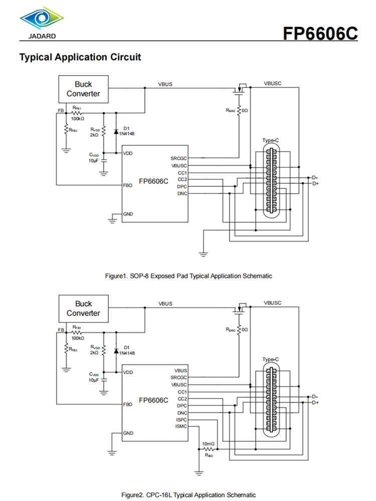 天钰-FP6606CMP5 CPC16 45W USB Type-C和PD充电控制器IC 代理商