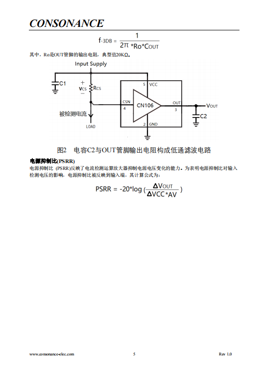 CN106A 高端电流检测运算放大器