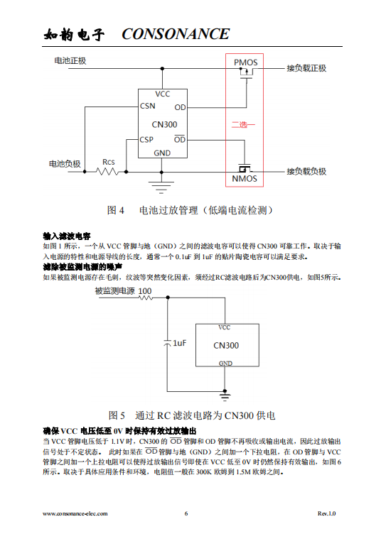 CN300 欠压保护，过流保护/电流检测比较器集成电路